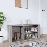 VidaXL Pantofar, gri sonoma, 100x35x45 cm, lemn prelucrat