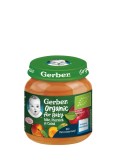 Piure Bio din mar cu piersica si caisa de la 4 luni, 125g, Gerber