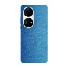Husa compatibila cu Huawei P50 model Blue Leaves pattern, Silicon, TPU, Viceversa, Transparent, Carcasa