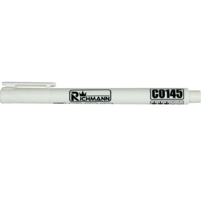 Marker permanent, 1 mm, alb, subtire, Richmann GartenVIP DiyLine foto
