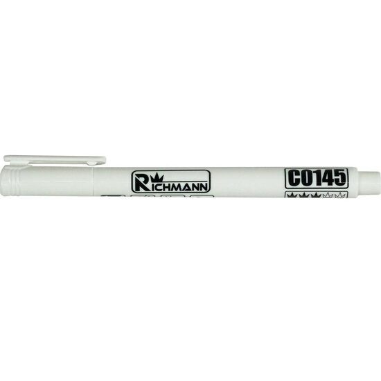 Marker permanent, 1 mm, alb, subtire, Richmann GartenVIP DiyLine
