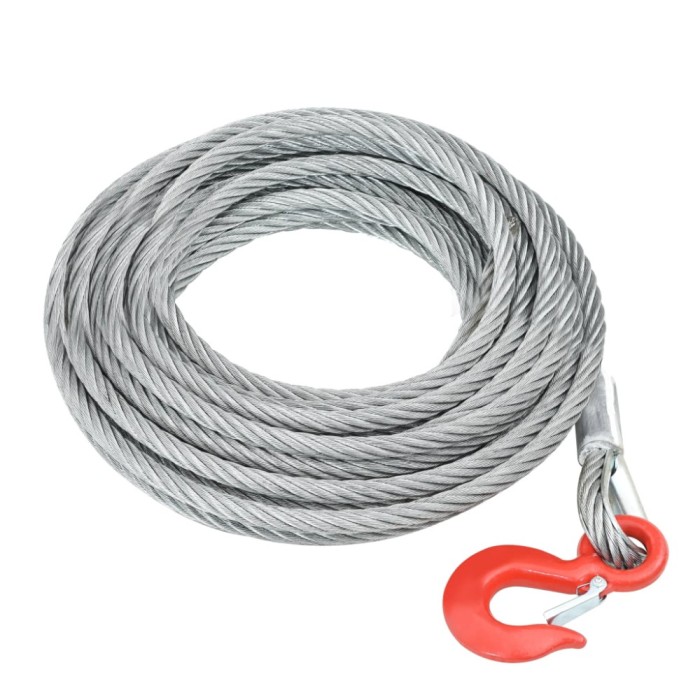 vidaXL Cablu din fr&acirc;nghie de s&acirc;rmă 3200 kg 20 m
