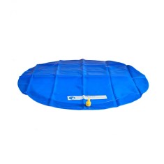 Covoras racoritor pentru animale de companie, 100 x 100 x 0,1 cm, Albastru