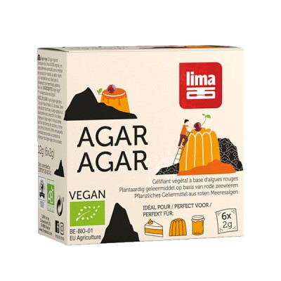Agar Agar Pudra Bio Lima 6x2gr foto