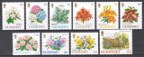 Guernsey 1993 - Flori, 2 Serii, MNH, Nestampilat