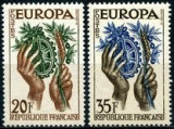 Franta 1957 - Europa-cept 2v.neuzat,perfecta stare(z), Nestampilat