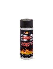 Vopsea spray temperaturi inalte Negru Mat (ral 9011), Champion Color, 400ml Negru Mat