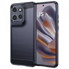 Husa pentru Motorola Edge 60 Neo / Edge 50 Neo, Techsuit, Carbon, Albastra foto