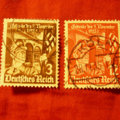 Serie Germania 1935 -Deutsches Reich -12 Ani Puciul lui Hitler , 2val.,stampilat