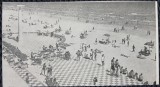 Carte postala, Plaja de la Mamaia, perioada interbelica