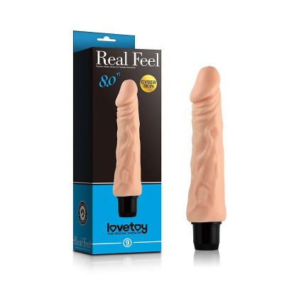 Vibrator Realist Multispeed Real Feel Natural 20 cm foto