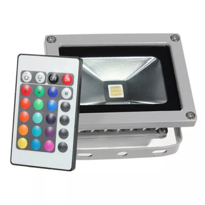 Proiector led RGB, 16 Culori, 10W, cu telecomanda, Gonga&amp;reg; Multicolor foto