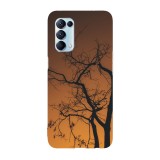 Husa compatibila cu Oppo A15s model Desolate tree, Silicon, TPU, Viceversa, Transparent, Carcasa