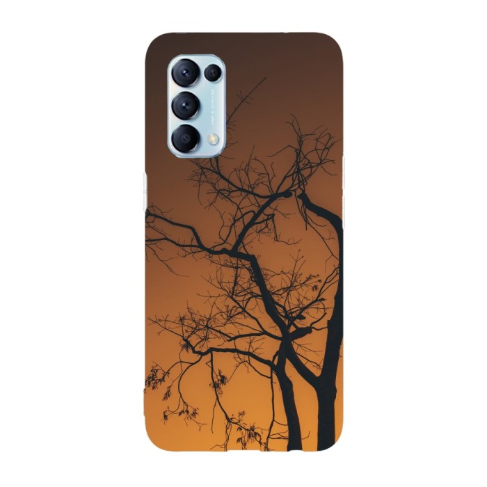 Husa compatibila cu Oppo A74 5G model Desolate tree, Silicon, TPU, Viceversa
