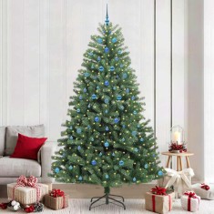 vidaXL Brad de Crăciun artificial cu ramuri articulare Verde 240 cm 3395512