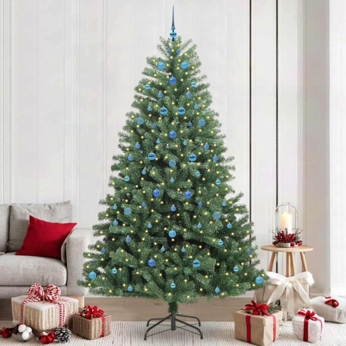 vidaXL Brad de Crăciun artificial cu ramuri articulare Verde 240 cm 3395512