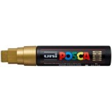Marker UNI PC-17K 15. 0 mm, varf tesit, auriu, Posca