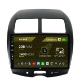 Cumpara ieftin Navigatie Mitsubishi ASX Peugeot 4008 (2010-2018), Android 12, E-Octacore 2GB RAM + 32GB ROM, 10.1 Inch - AD-BGE10002+AD-BGRKIT267