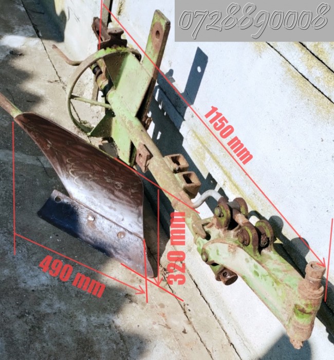 Plug motocultor tractor 10 - 25 CP