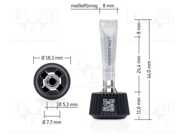 V&acirc;rf şurubelniţă 8mm longlife ERSA pentru staţie de lipit