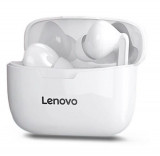 Casti True Wireless Lenovo XT90, Bluetooth 5.0, HD Sound, Touch Control (Alb)