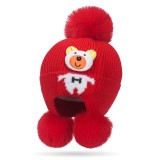 Cumpara ieftin Caciulita rosie - Baby Bear (Marime Disponibila: 9-12 luni (Marimea 20