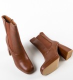 Cumpara ieftin Botine dama Negon Camel