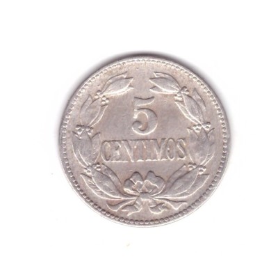 Moneda Venezuela 5 centimos 1945, stare buna, curata foto