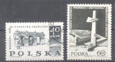Poland 1968/72 Monuments, Anti-War, used AE.286 foto