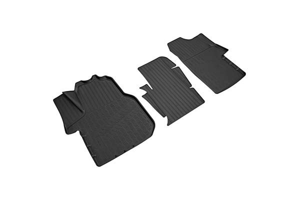 SET COVORASE AUTO CAUCIUC FIT VOLKSWAGEN CRAFTER II (LT4) 3D (2016-) - 3 PCS
