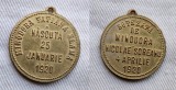 MARTURIE DE BOTEZ, mini medalion vechi din anul 1920 - perioada regala Romania