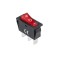 Intrerupator IRS-103-3C 3 pini 3 pozitii 11x30 mm ON-OFF-ON rosu 15A