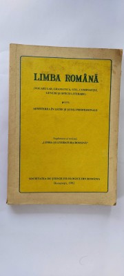 LIMBA ROMANA VOCABULAR GRAMATICA STIL COMPOZITIE GENURI SI SPECII LITERARE foto