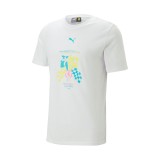 Ferrari tricou de bărbați Miami GP white F1 Team 2023 - XL