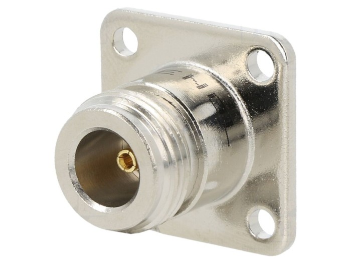 Conector N mamă 50&Omega; aurit