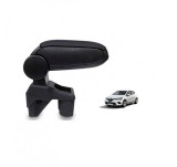 Cumpara ieftin Cotiera Auto Dedicata Renault Clio 5 (2019-2023) Piele Ecologica Neagra, Spatiu Depozitare, Montaj Facil