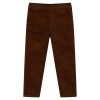 Pantaloni de copii, coniac, 128, vidaXL