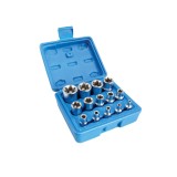 Trusa cheie tubulare tip E, 1/4"-3/8"-1/2" 14 piese, Satra