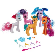 Set 5 figurine - My Little Pony, Unicorn Party Celebration