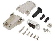 Conector D-Sub 15-Pin Tată pentru Lipire