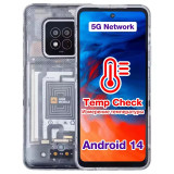 Cumpara ieftin Telefon mobil AGM X6 Phantom, Transparent, 5G, 6.78 FHD+, Masurare temperatura, 8GB RAM, 128GB ROM, Android 14, 50MP, Unisoc T750, NFC, 5000mAh, Dual