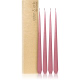 Ester &amp; erik taper candle old rose (no. 39) lumanare 4x32 cm