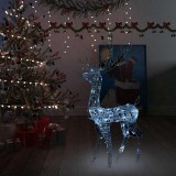 vidaXL Decorațiune de Crăciun ren 140 LED-uri alb rece 120 cm acril 329782