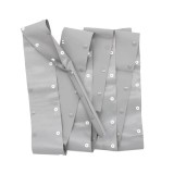 Cumpara ieftin Protecție pentru cabluri, lungime 3m, PVC, gri, &icirc;nchidere cu capse