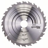 Bosch Panza fierastrau circular Speedline Wood, 190X30x2.4mm, 24T