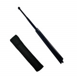 Cumpara ieftin Baston telescopic 50 cm, negru, 3 sectiuni, husa cadou