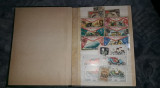Clasor vechi cu timbre,colectii de timbre romanesti si straine,de colectie,T.GRA