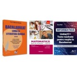 Pachet Bacalaureat 2026. Limba si literatura romana, Matematica M1 Teste si INFORMATICA. Limbaj C++. Teste rezolvate Mate-Info - Mariana Badea, Rodica