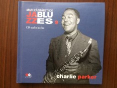 Charlie Parker mari cantareti de jazz si blues cd disc cu carte muzica jazz NM