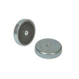 Magnet ferita oala &Oslash;32 mm, cu filet interior M4, putere 6 kg